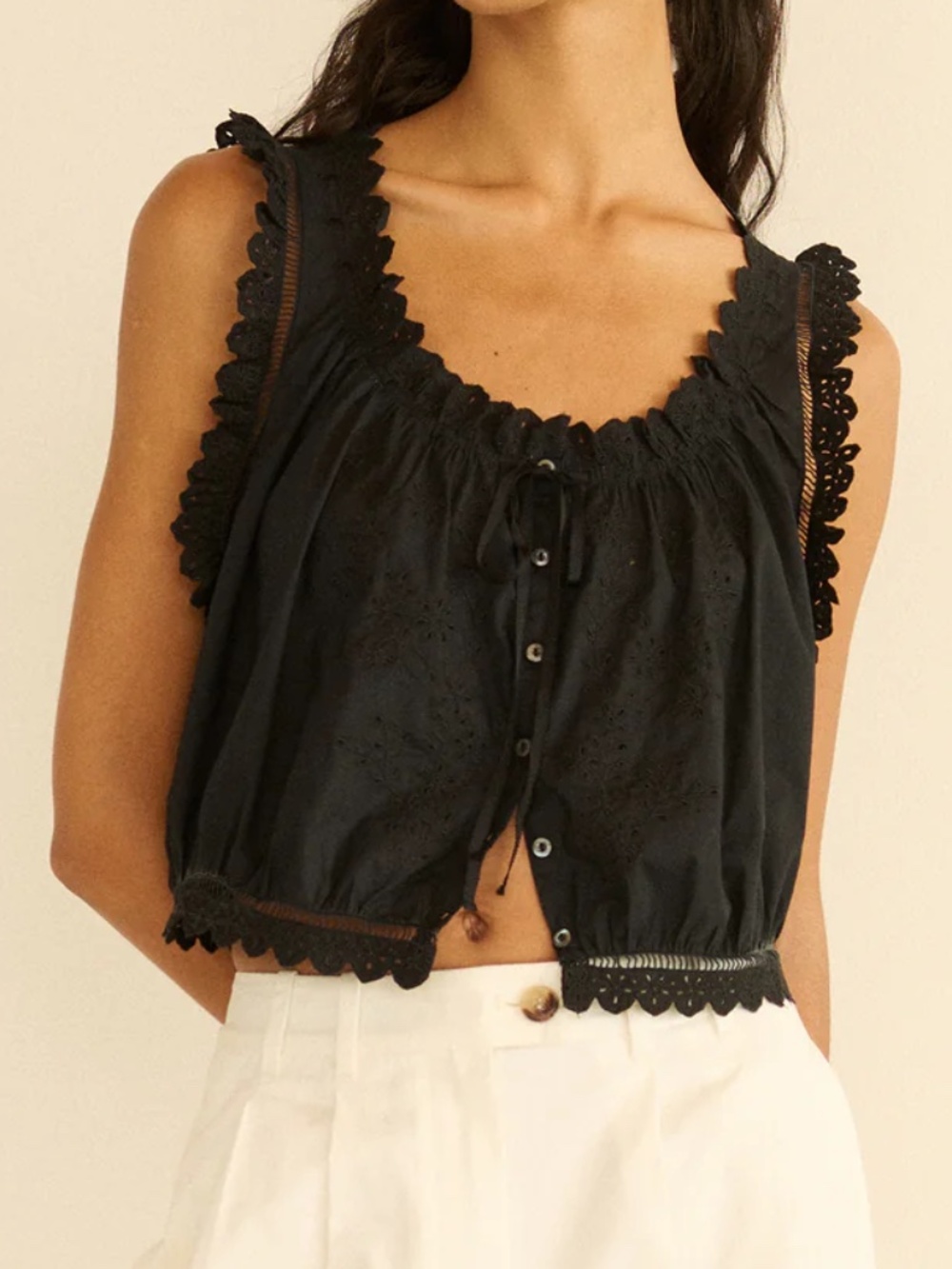 DÔEN Traveler Top, Size XS, in Black - Picture 13 of 15